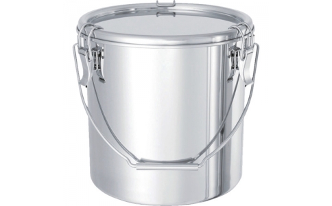 日東金属工業（株）  TP-CTB-24  日東　ステンレスタンク　テーパー付吊下げ密閉タンク（フタ付）　１０Ｌ