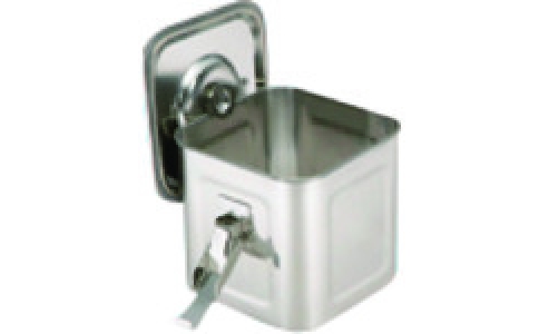 東京硝子器械（株）  419-32-08-13  ＴＧＫ　角タンク　パッキンフック付　手なし１８