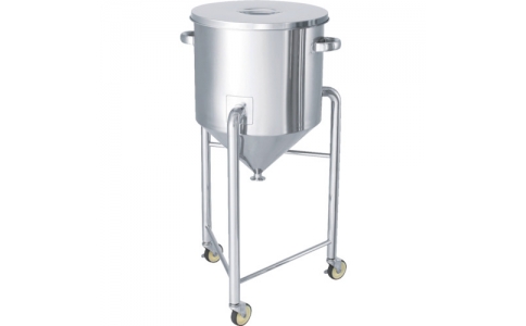日東金属工業（株）  HT-ST-L-100  日東　ステンレスタンクホッパー型汎用容器脚付４００Ｌ