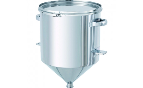 日東金属工業（株）  HT-CTL-BRK-43  日東　ホッパー型密閉容器（バンド式）　ブラケット付