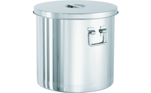 日東金属工業（株）  STF-21  日東　ステンレス折りたたみ取っ手付汎用タンク　７Ｌ