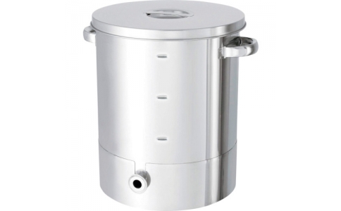 日東金属工業（株）  KTT-ST-M-33  日東　片テーパー型汎用容器　目盛付　２５Ｌ