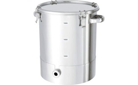 日東金属工業（株）  KTT-CTH-M-635  日東　片テーパー型密閉容器目盛付　クリップ式　３００Ｌ