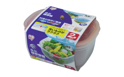 アイリスオーヤマ（株）  SHY-K-300-4-PK  ＩＲＩＳ　食品保存容器　角　３００ｍｌｘ４Ｐ　ピンク