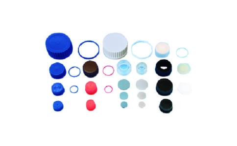 東京硝子器械（株）  371-05-21-06  ＴＧＫ　ねじ口瓶用赤キャップ　ＧＬ－２５