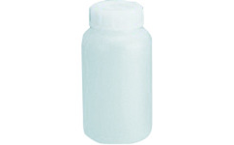 東京硝子器械（株）  358-22-02-05  ＴＧＫ　広口瓶　ＰＥ製　白色　５００ｍＬ