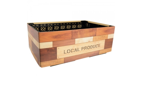 （株）折兼  610168  パックスタイル　コンテナスリーブ　ミックスウッド