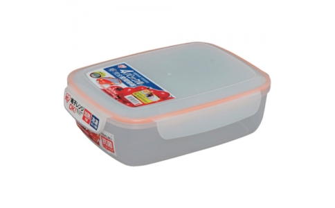 アイリスオーヤマ（株）  4BKMY-2650  ＩＲＩＳ　４バックル完全密閉容器　２６５０ｍｌ　オレンジ