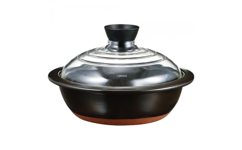 ハリオサイエンス（株）  GDN-225-B  ＨＡＲＩＯ　フタがガラスの土鍋８号