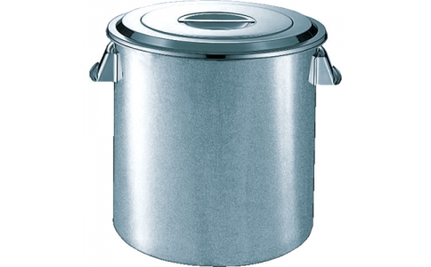 スギコ産業（株）  SH-4630  スギコ　ステンレスキッチンポット蓋付　３００ｘ３００　２１Ｌ　手付