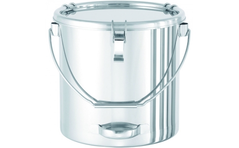 日東金属工業（株）  CTBD-PTFE-24  日東　吊り下げ式下部取っ手付密閉容器（クリップ式／ＰＴＦＥ）　１０Ｌ