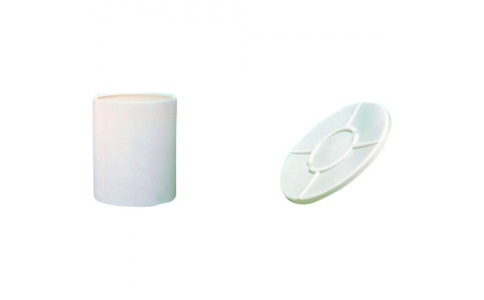 東京硝子器械（株）  150-56-95-58  ＴＧＫ　開放円筒型容器　ＭＨ－３００　本体　白