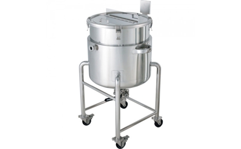 日東金属工業（株）  DTHB-J-47H-1.5S  日東　撹拌機座付鏡板型ジャケット容器（タンク底ボールバルブ）　１００Ｌ　１．５Ｓ