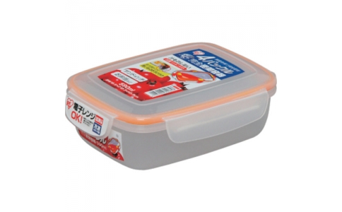 アイリスオーヤマ（株）  4BKMY-590  ＩＲＩＳ　４バックル完全密閉容器　５９０ｍｌ　オレンジ