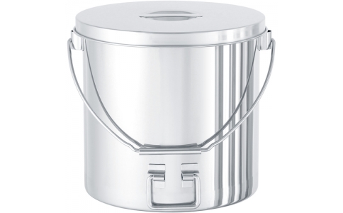 日東金属工業（株）  STBDF-SB-18  日東　吊り下げ式下部折りたたみ取っ手付汎用容器　投入ブラケット付　４Ｌ