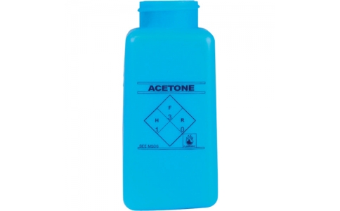 ＤＥＳＣＯ　ＪＡＰＡＮ（株）  35263  ＤＥＳＣＯ　静電気拡散性ボトル　ボトルのみ　青　ＨＤＰＥ　２４０ｃｃ　「ＡＣＥＴＯＮＥ」の印刷
