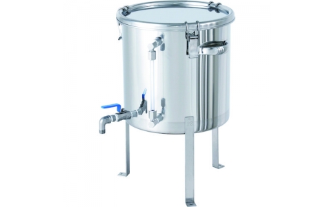 日東金属工業（株）  CTHV-LV-FL-36  日東　レベル計・バルブ付密閉容器　脚付　３６Ｌ