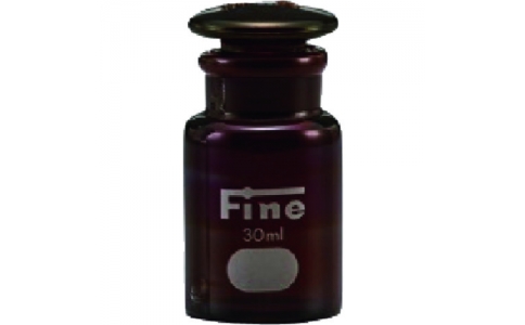 東京硝子器械（株）  000-05-07-15  ＴＧＫ　Ｆｉｎｅ広口共通摺試薬瓶　硬質　茶　５００ｍＬ