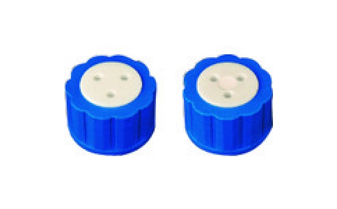 東京硝子器械（株）  007-17-15-42  ＴＧＫ　ガロン瓶ボトルキャップ　ポート２　バルブ有