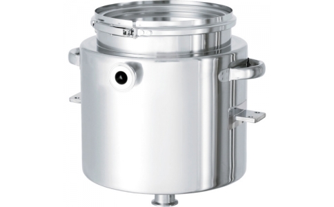 日東金属工業（株）  HT-CTL-J-BRK-36  日東　ホッパー型ジャケット密閉容器　バンド式　ブラケット付　３５Ｌ