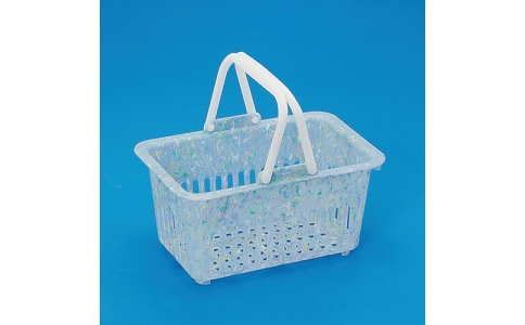 蝶プラ工業（株）  4904881460938  蝶プラ　コンパウンドミニバスケット　パステルブルー