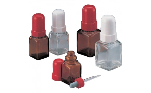 アズワン（株）  5-134-01  ＡＳ　スポイド瓶角型１０ｍＬ白