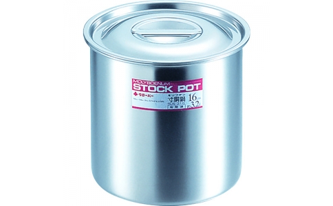 スギコ産業（株）  MD-10  スギコ　モリブデン入ステンレス寸胴鍋　φ１００×Ｈ１００　０．７Ｌ