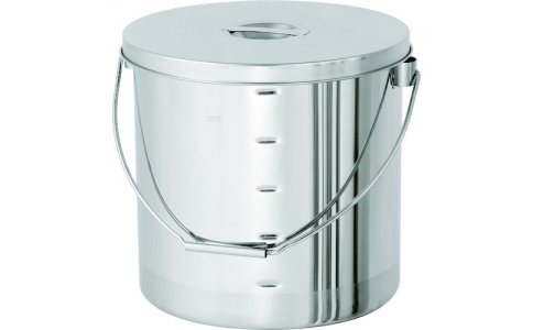 日東金属工業（株）  STB-M-33  日東　吊り下げ式ステンレス汎用容器　目盛付　２５Ｌ