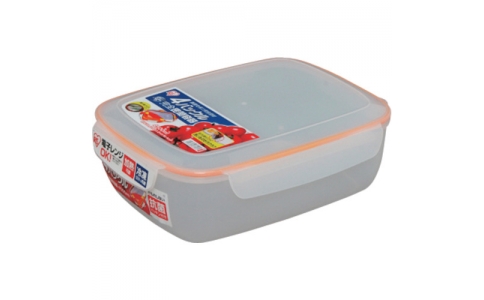 アイリスオーヤマ（株）  4BKMY-4500  ＩＲＩＳ　４バックル完全密閉容器　４５００ｍｌ　オレンジ