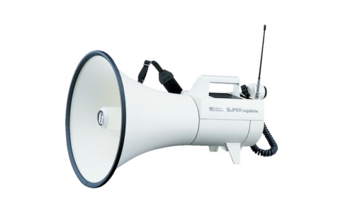 ユニペックス（株）  4560142100182  ユニペックス　ワイヤレスメガホン　３０Ｗ　ホイッスル付