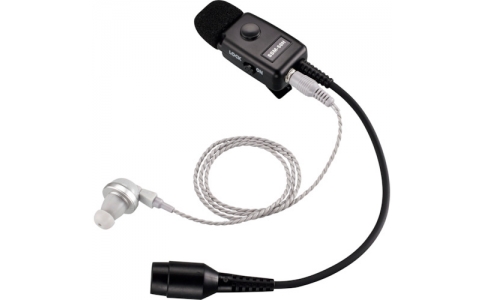 八重洲無線（株）  SSM-50H  八重洲無線　イヤホン付きタイピンマイク