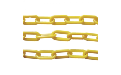 セーフラン安全用品（株）  11140  セーフラン　プラスチック製チェーン　１０ｍ　黄