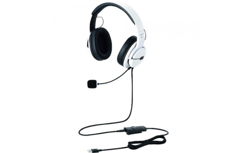エレコム（株）  HS-ARMA200VWH  エレコム　「ＡＲＭＡ」ゲーミングヘッドセット（オーバーヘッド）