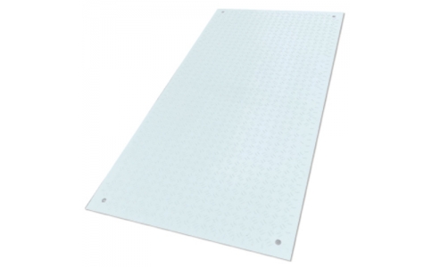 （株）ウッドプラスチックテクノロジー  WT-WIT-10P  ウッドプラスチック　【まとめ買い】イベント用樹脂製敷板　Ｗターフ　白　１０枚セット