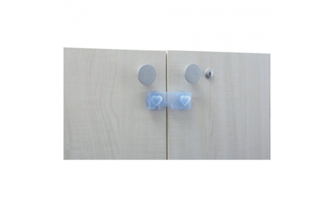 エムエフ（株）  CR002  ＭＦ　キャビネットロック　ベビーブルー　（２個入）