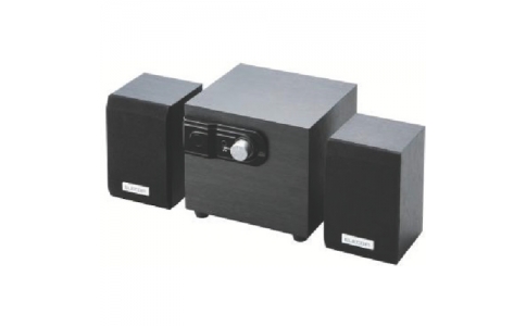 エレコム（株）  MS-W02WBK  エレコム　木のスピーカー／１０Ｗ／２．１ｃｈ／メープル