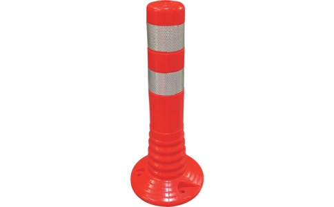 セーフラン安全用品（株）  14477  セーフラン　反射ソフトポール　Ｈ４５０ｍｍ　高復元性ＰＵ