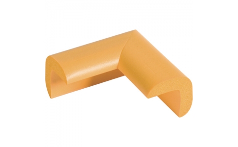 トラスコ中山（株）  TAC-66  ＴＲＵＳＣＯ　安心クッション　コーナー用　細　１個入り　イエロー