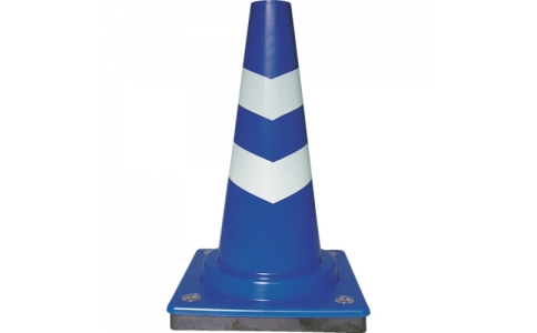 三甲（株）  8Y0114  サンコー　コーンベット付ミニスコッチコーン４５０Ｈ　８Ｙ０１１４　φ５０青