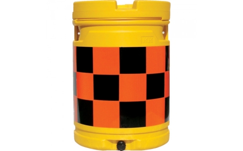 三甲（株）  8Y3004  サンコー　セフティドラム　８Ｙ３００４　市松高輝度　オレンジ（反射）／黒（無反射）