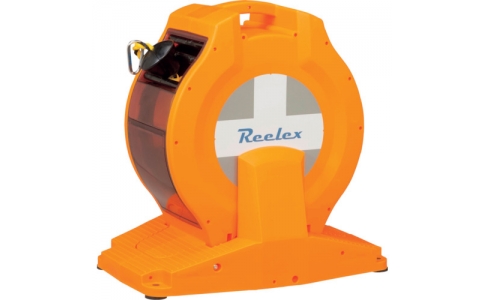 中発販売（株）  BRR-1220P  Ｒｅｅｌｅｘ　バリアロープリール　据置きタイプ（ロープ長さ２０ｍ）