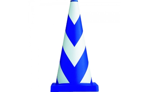 三甲（株）  8Y0049  サンコー　ヘビースコッチコーン７００Ｈ　８Ｙ００４９　φ４０（３．７Ｋｇ）ブルー／ホワイト