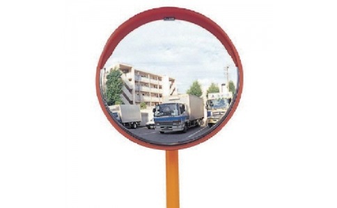 ユニット（株）  869-26  ユニット　カーブミラー６００φポールセット　ステンレス製