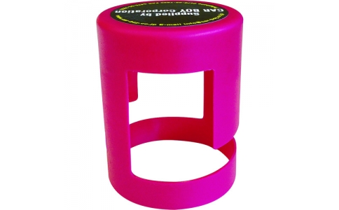 （株）カーボーイ  CP-01CL  カーボーイ　カラープラポール　キャップ　チェーンロック　レッド