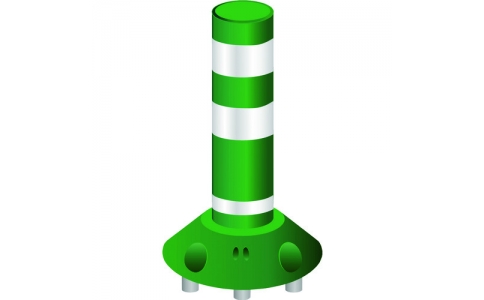 （株）グリーンクロス  6300004060  グリーンクロス　ラウンドポスト２５０着脱三本脚　ＲＰ－Ｂ４００－２５　グリーン