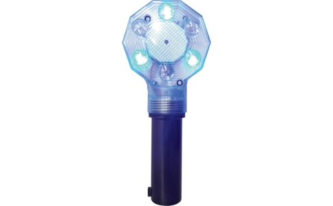 （株）セレクト  ST-110B  セレクト　乾電池式保安工事灯　ＳＴ－１１０Ｂ　青