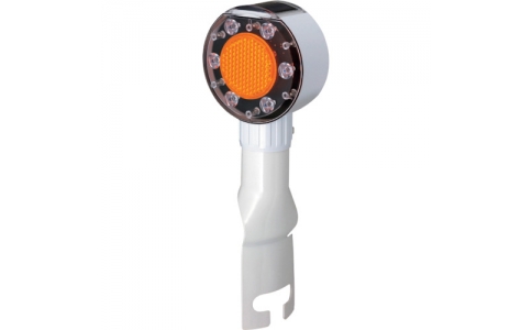 積水樹脂（株）  FD-RW-2P114  積水　自発光視線誘導標　フラッシュデリ　ガードパイプ添加式（差込式）　反射体　白　ＦＤ－ＲＷ－２Ｐ１１４