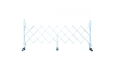 （株）ピカコーポレイション  GTO-20  ピカ　バリケードフェンス　簡易アルミキャスターゲート　シルバー　全幅２２８９ｍｍ