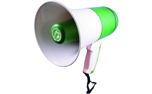 （株）グリーンクロス  1128020402  グリーンクロス　メガホン　充電式防滴仕様