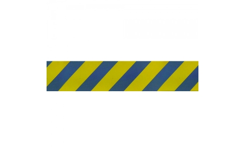 トラスコ中山（株）  TCC-BR-TC  ＴＲＵＳＣＯ　バリアライン用反射標示テープ３Ｍ　黄・グレー